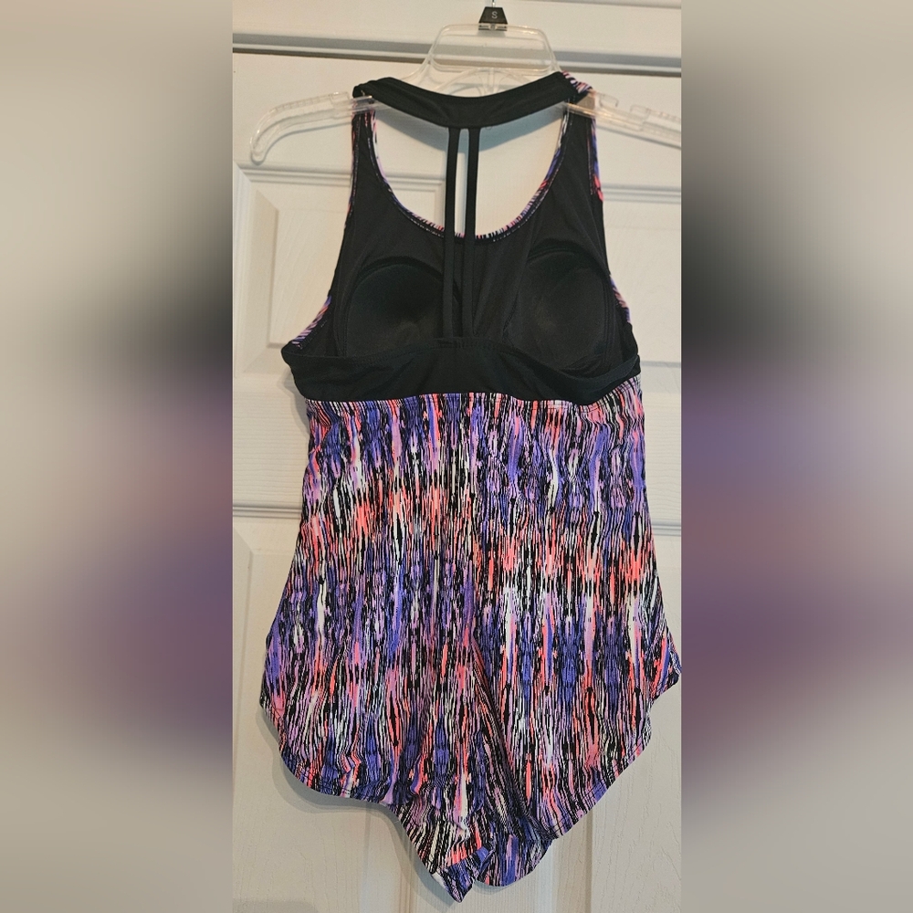 Catalina Multicolor One-Piece Swimsuit Sz 8-10 - Picture 3 of 6